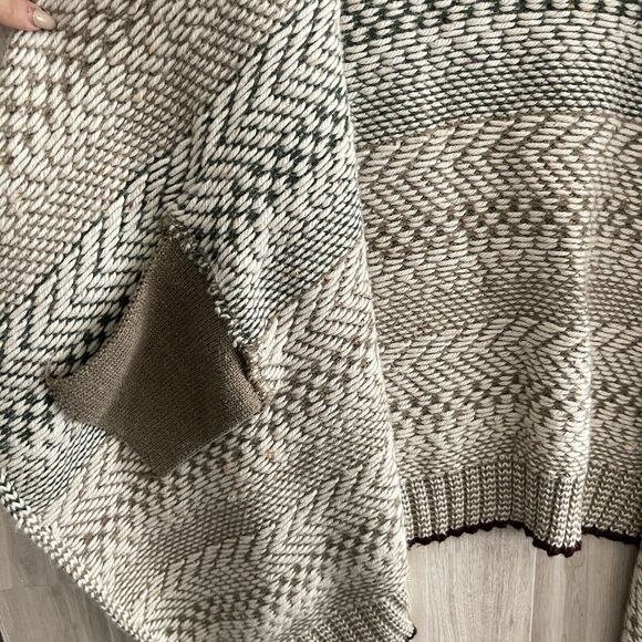 YIGAL AZROUEL Open Cardigan Woman's Sz Small 70% Alpaca Knit Oversized Drape - Picture 5 of 15